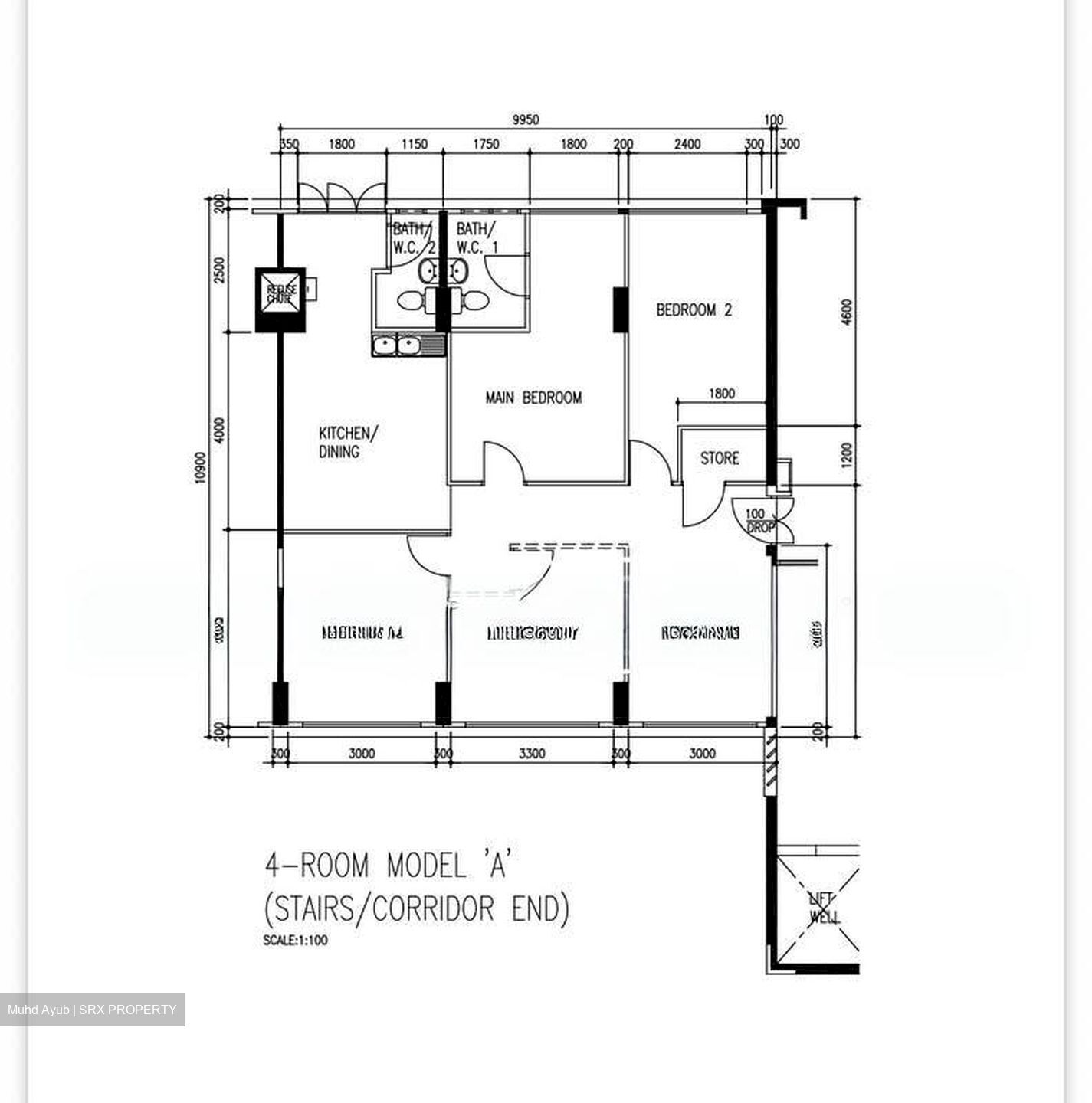 Blk 542 Hougang Avenue 8 (Hougang), HDB 4 Rooms #593578641